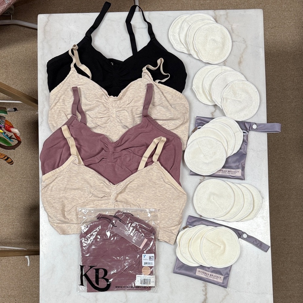 XL Kindred Bravely Sublime® Bamboo Hands-Free Pumping Lounge & Sleep Bra